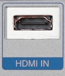 An HDMI socket.